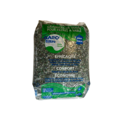 média filtrant verre