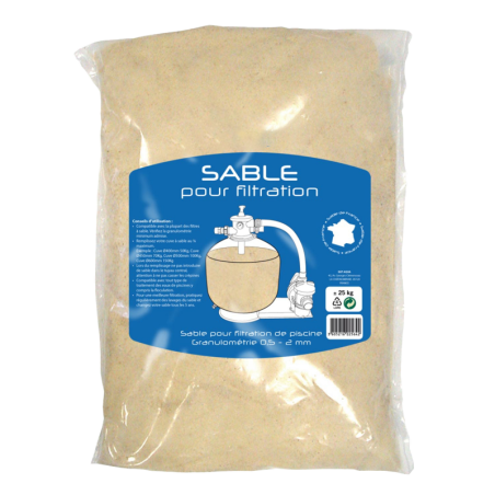 Sable pour filtration piscine